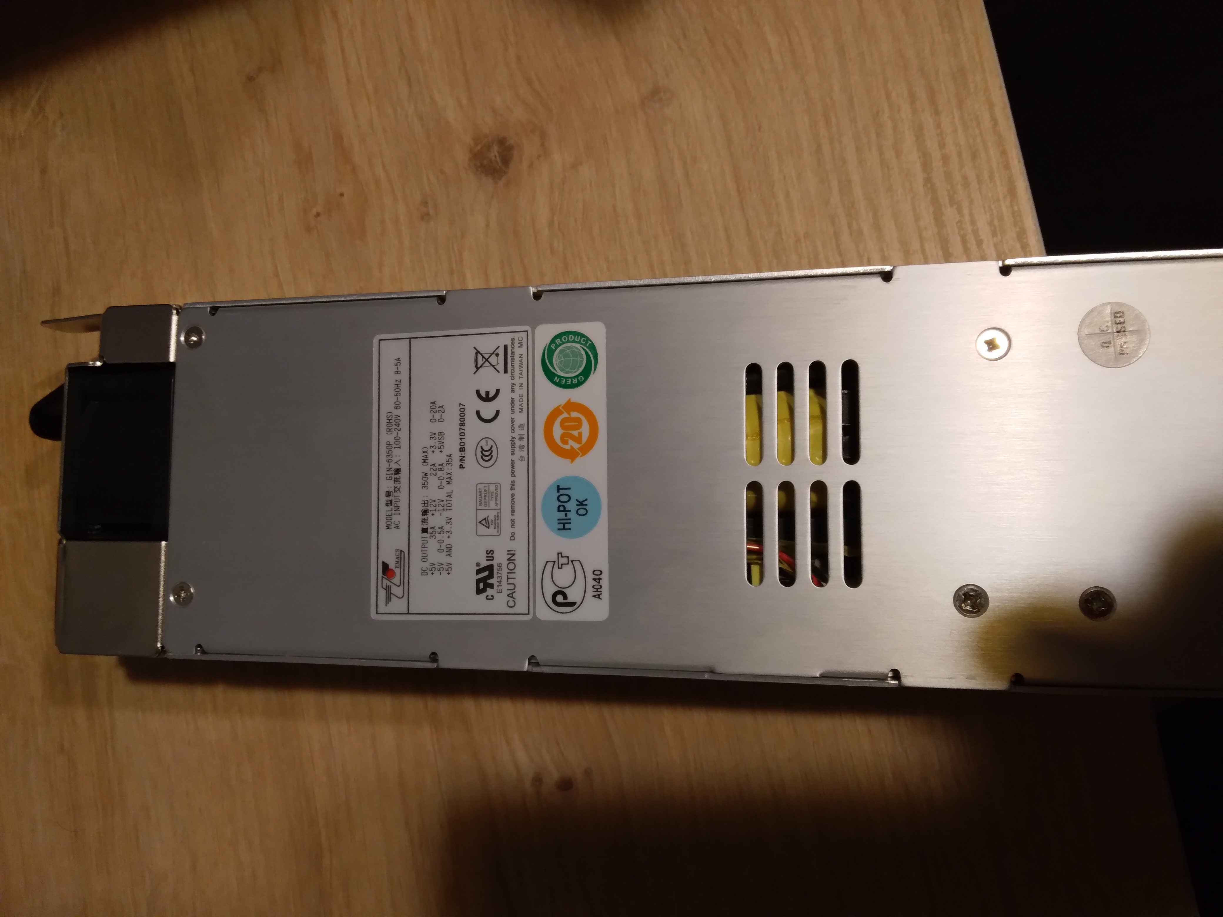 POWER SUPPLY, GÜÇ KAYNAĞI, B010780007, GIN-6350P, RAPCON POWER SUPPLY